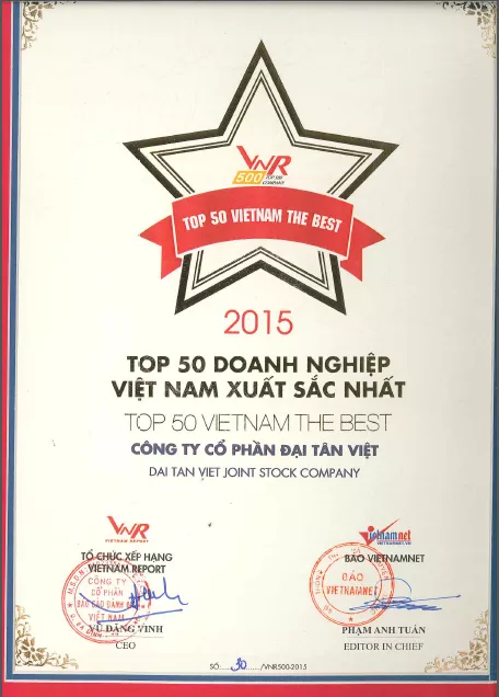New Viet Dairy - Top 50 the best by VNR