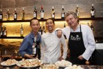 Iron Chef David Thai, Pizza 4Ps’s representative Takuya Oka and Food expert Rene