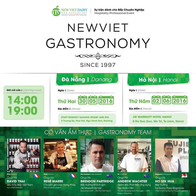 New Viet Gastronomy – Hospitality professional event