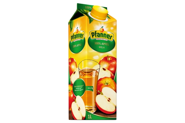 100% Apple Pfanner Juice 1L