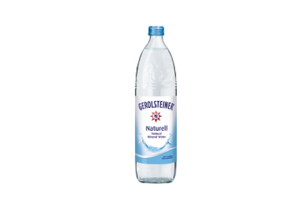 Gerolsteiner Natural Mineral Water 750ml (glass bottle)