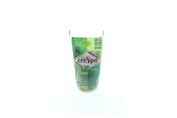 CRESPO PITTED GREEN OLIVES 250ML