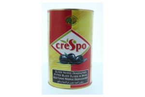 CRESPO PITTED BLACK OLIVES  280/300 4250ML