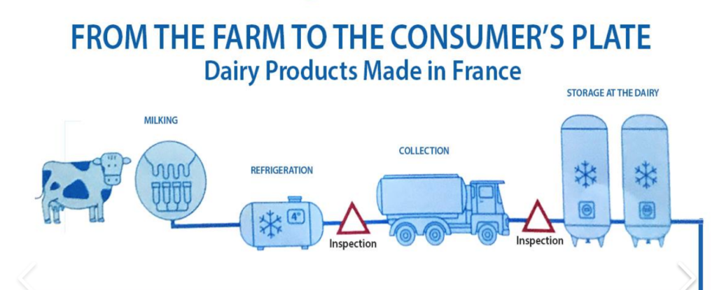 Dairy products made in France: From the farm to the consumer’s plate